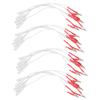 Lead Wires 20PCS/Bag TENS Wire Cable Clip Electrode Cords Wires Connect Cable for TENS Unit Physiotherapy Machine view 1