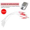 Lead Wires 20PCS/Bag TENS Wire Cable Clip Electrode Cords Wires Connect Cable for TENS Unit Physiotherapy Machine view 4