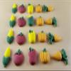 20 x Edible 3D Mixed Vegetables icing toppers, cake cupcakes decorations T100 view 1