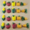 20 x Edible 3D Mixed Vegetables icing toppers, cake cupcakes decorations T100 view 2