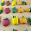 20 x Edible 3D Mixed Vegetables icing toppers, cake cupcakes decorations T100 view 3