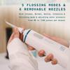 Zerolla Eco Electric Water Flosser Full Set | Cordless Dental Water Flossers for Teeth with 5 Flossing Modes & 6 Specialized Jet Nozzles | USB Rechargeable & IPX7 Waterproof Oral Plaque Remover Tool view 4