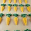 20 x Edible 3D Carrots Vegetables icing toppers, cake cupcakes decorations view 3