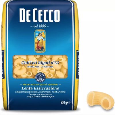 De Cecco Chiferi Rigate Pasta N33 500g - Pack of 3
