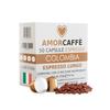 Amorcaffe 50 Aluminium Capsules Compatible with Nespresso Pods - Colombia Espresso view 1