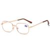 monmandi Vision Care Presbyopia Eyeglasses Metal Far Sight Spectacles Reading Glasses Bifocal Spectacle Multif (gold,250) view 1