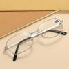 monmandi Vision Care Presbyopia Eyeglasses Metal Far Sight Spectacles Reading Glasses Bifocal Spectacle Multif (gold,250) view 3
