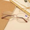 monmandi Vision Care Presbyopia Eyeglasses Metal Far Sight Spectacles Reading Glasses Bifocal Spectacle Multif (gold,250) view 4