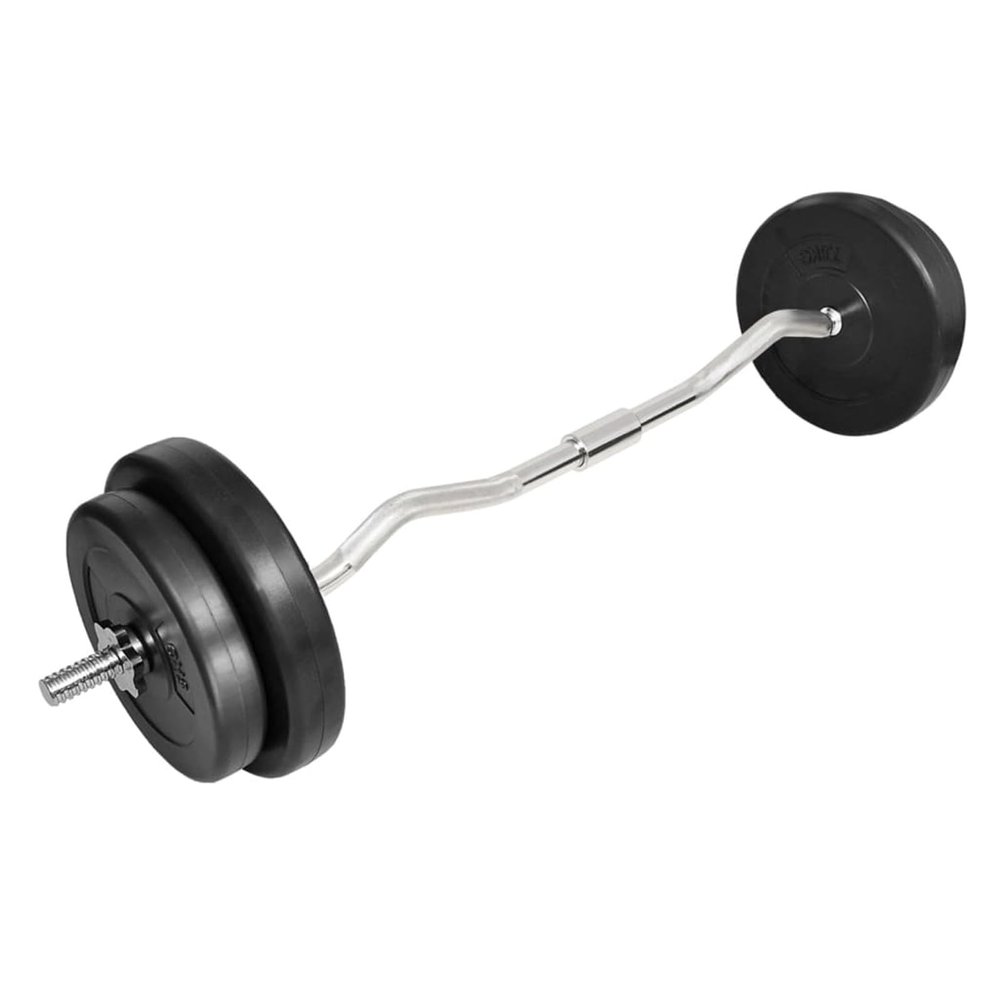 Homgoday Curl Bar with Weights 30kg