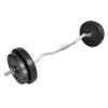 Homgoday Curl Bar with Weights 30kg view 1