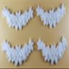 10 x Edible 3D Christmas Carlands Wreaths icing toppers, cake cupcakes decorations (White) view 2