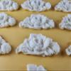 12 x Edible 3D Rose Bunch Flowers Roses icing toppers, cake cupcakes decorations T080 (White) view 3