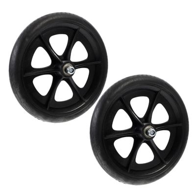 LekLai Wheelchair Replacement Wheel,Wheelchair Wheels Replacementcareerer Wheels 2Pcs 8 Front Wheel Replacement