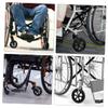 LekLai Wheelchair Replacement Wheel,Wheelchair Wheels Replacementcareerer Wheels 2Pcs 8 Front Wheel Replacement view 4
