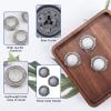 3 Pcs Replacement Shaver Heads, Shaver Replacement Blades Back-Up Rotary Heads, Compatible with Series 1000 2000 3000 5000, Model AT8xx/AT7xx/PT8xx/PT7xx, Pointed Blades view 4