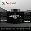 Nutriodol Creatine Monohydrate Mega Capsules  Pre Workout & Post Workout Supplement for Muscle Performance & Recovery  1000mg Elemental Creatine Per Capsule. (Mega Caps x 300) view 2