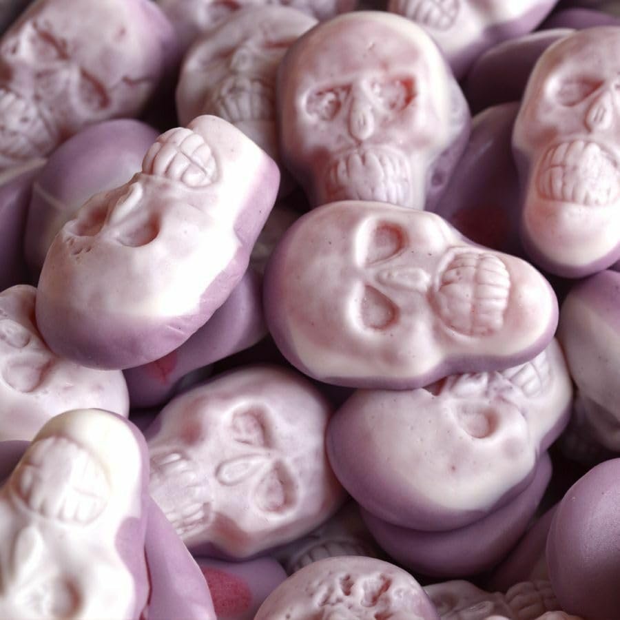 Halloween Pick and Mix Candy Jelly Sweets for Kids and Adults (100g, Skulls)