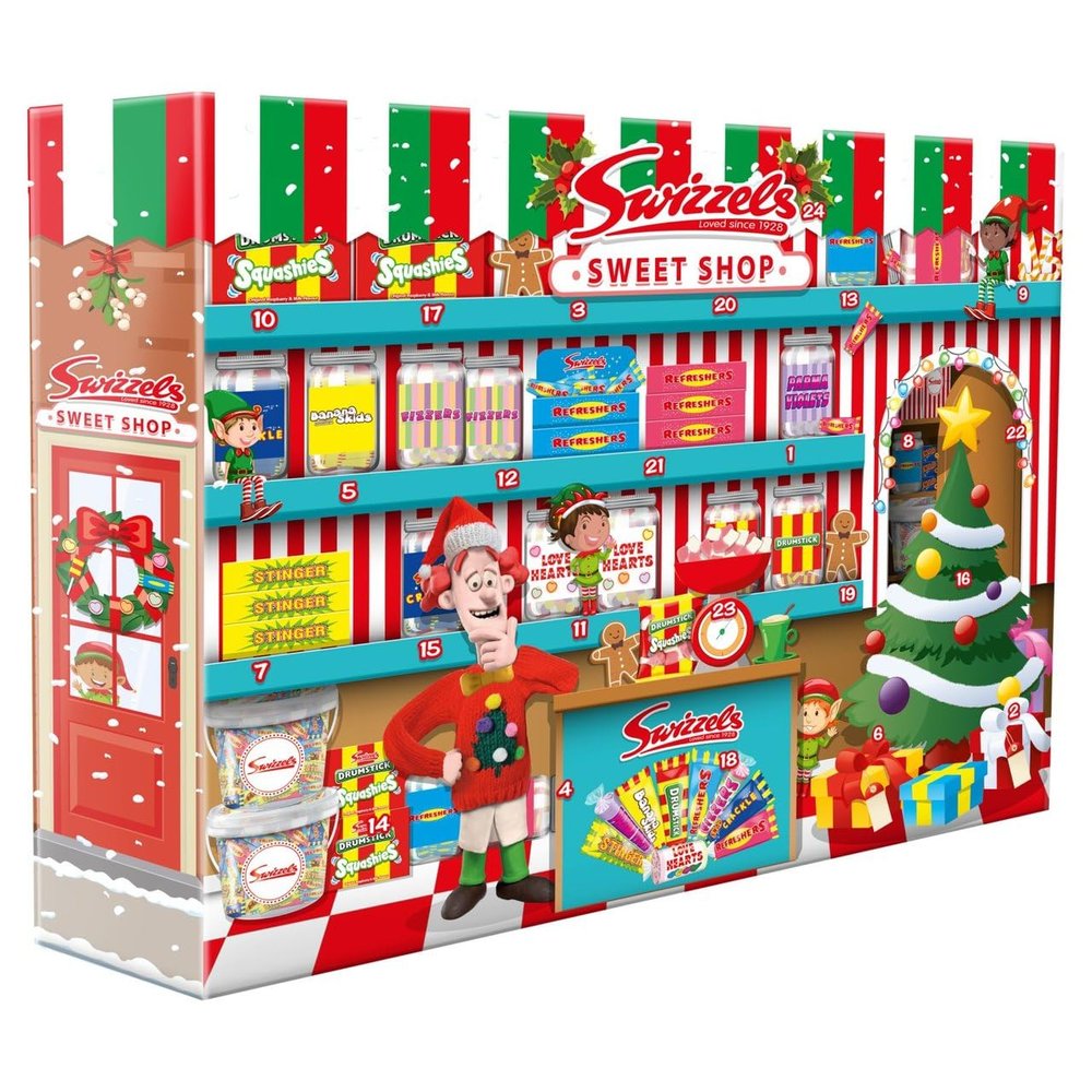 Premier Life Store Swizzels Sweet Shop Christmas Advent Calendar 220g - Christmas Countdown