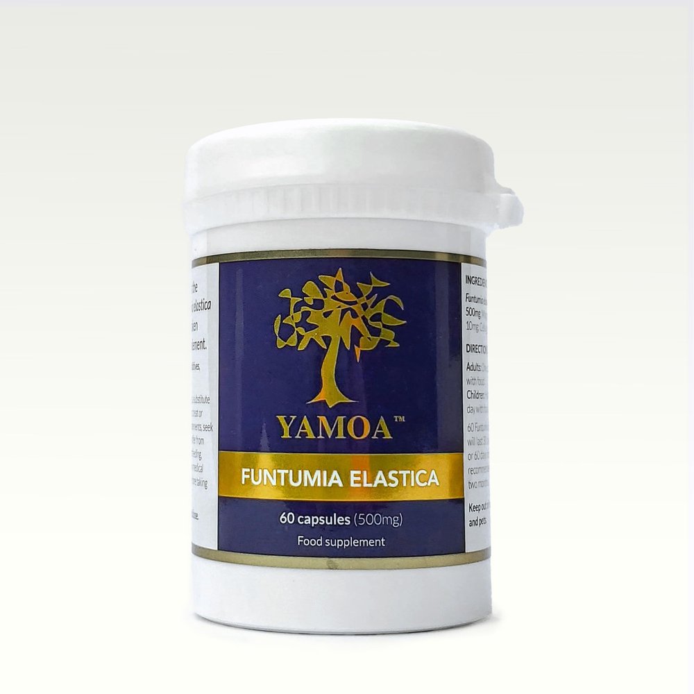 Yamoa Funtumia Elastica Capsules. Vegan. (60 Capsules)