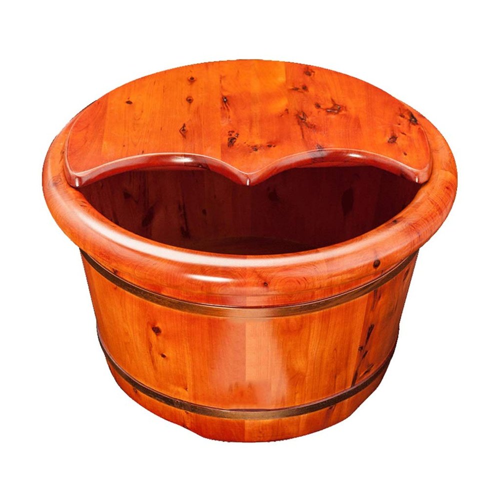 ,Bathroom Accessories Footbath Tubs,Massage Foot Barrel,Volume Smooth Surface Sauna Wooden Bucket Present