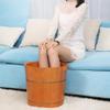 ,Bathroom Accessories Footbath Tubs,Massage Foot Barrel,Volume Smooth Surface Sauna Wooden Bucket Present view 2