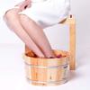 ,Bathroom Accessories Footbath Tubs,Massage Foot Barrel,Volume Smooth Surface Sauna Wooden Bucket Present view 4