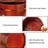 ,Bathroom Accessories Footbath Tubs,Massage Foot Barrel,Volume Smooth Surface Sauna Wooden Bucket Present view 3