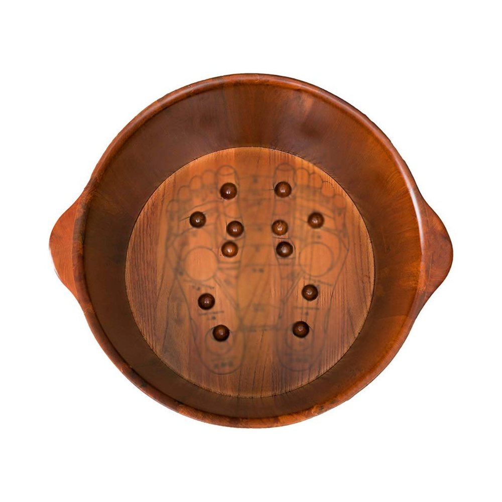 ,Bathroom Accessories Footbath Tubs,Massage Foot Barrel,Volume Smooth Surface Sauna Wooden Bucket Present