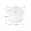 ,Bathroom Accessories Footbath Tubs,Massage Foot Barrel,Volume Smooth Surface Sauna Wooden Bucket Present view 4