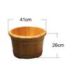 ,Bathroom Accessories Footbath Tubs,Massage Foot Barrel,Volume Smooth Surface Sauna Wooden Bucket Present view 4