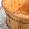 ,Bathroom Accessories Footbath Tubs,Massage Foot Barrel,Volume Smooth Surface Sauna Wooden Bucket Present view 2