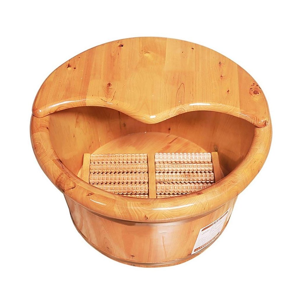 ,Bathroom Accessories Footbath Tubs,Massage Foot Barrel,Volume Smooth Surface Sauna Wooden Bucket Present