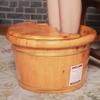 ,Bathroom Accessories Footbath Tubs,Massage Foot Barrel,Volume Smooth Surface Sauna Wooden Bucket Present view 2
