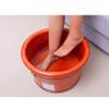 ,Bathroom Accessories Footbath Tubs,Massage Foot Barrel,Volume Smooth Surface Sauna Wooden Bucket (Color : B) Present view 3