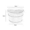 ,Bathroom Accessories Footbath Tubs,Massage Foot Barrel,Volume Smooth Surface Sauna Wooden Bucket (Color : B) Present view 4