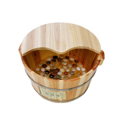 ,Bathroom Accessories Footbath Tubs,Massage Foot Barrel,Volume Smooth Surface Sauna Wooden Bucket Present