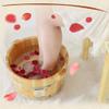 ,Bathroom Accessories Footbath Tubs,Massage Foot Barrel,Volume Smooth Surface Sauna Wooden Bucket Present view 3