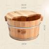 ,Bathroom Accessories Footbath Tubs,Massage Foot Barrel,Volume Smooth Surface Sauna Wooden Bucket Present view 4