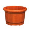 ,Bathroom Accessories Footbath Tubs,Massage Foot Barrel,Volume Smooth Surface Sauna Wooden Bucket (Color : A) Present view 1