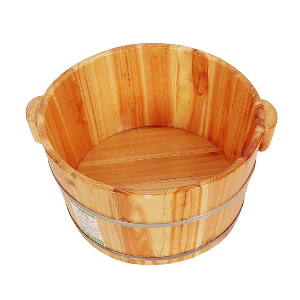 ,Bathroom Accessories Footbath Tubs,Massage Foot Barrel,Volume Smooth Surface Sauna Wooden Bucket Present