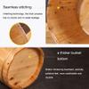 ,Bathroom Accessories Footbath Tubs,Massage Foot Barrel,Volume Smooth Surface Sauna Wooden Bucket Present view 2