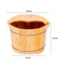 ,Bathroom Accessories Footbath Tubs,Massage Foot Barrel,Volume Smooth Surface Sauna Wooden Bucket Present view 4
