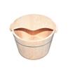 ,Bathroom Accessories Footbath Tubs,Massage Foot Barrel,Volume Smooth Surface Sauna Wooden Bucket (Color : B) Present view 1