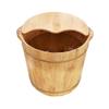 ,Bathroom Accessories Footbath Tubs,Massage Foot Barrel,Volume Smooth Surface Sauna Wooden Bucket (Color : B) Present view 1