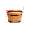 ,Bathroom Accessories Footbath Tubs,Massage Foot Barrel,Volume Smooth Surface Sauna Wooden Bucket Present view 3