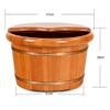 ,Bathroom Accessories Footbath Tubs,Massage Foot Barrel,Volume Smooth Surface Sauna Wooden Bucket Present view 3