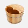 ,Bathroom Accessories Footbath Tubs,Massage Foot Barrel,Volume Smooth Surface Sauna Wooden Bucket (Color : B) Present view 1