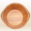 ,Bathroom Accessories Footbath Tubs,Massage Foot Barrel,Volume Smooth Surface Sauna Wooden Bucket (Color : B) Present view 2