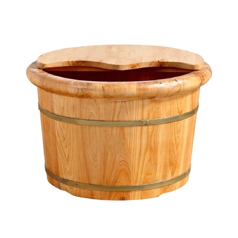 ,Bathroom Accessories Footbath Tubs,Massage Foot Barrel,Volume Smooth Surface Sauna Wooden Bucket Present