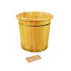 ,Bathroom Accessories Footbath Tubs,Massage Foot Barrel,Volume Smooth Surface Sauna Wooden Bucket (Color : B) Present view 1